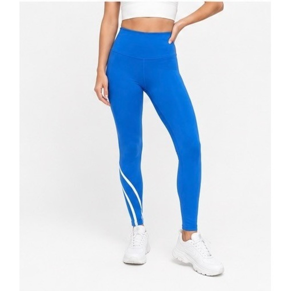 Addison Bay High Rise Performance Leggings|Electric Blue|Contrast Trim | XS |NWT